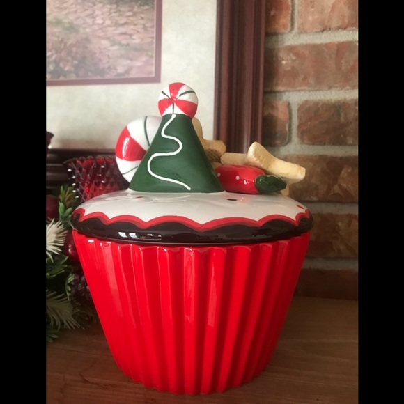 Rare Vintage Gingerbread Man Cupcake Cookie Jar - Picture 7 of 12